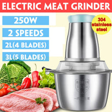 Load image into Gallery viewer, Stainless Steel Electric Chopper