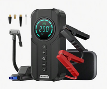 Load image into Gallery viewer, Ultimate 4 in 1 Car Essential: Jump Starter, Air Pump, Power Bank and Flashlight