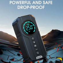 Load image into Gallery viewer, Ultimate 4 in 1 Car Essential: Jump Starter, Air Pump, Power Bank and Flashlight